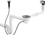 hansgrohe 660 Ab-/&Uuml;berlaufgarnitur 43931800 D14-11 BSO, Edelstahl, automatisch, f&uuml;r