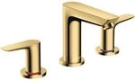 hansgrohe Talis E Waschtisch-3-Loch-Armatur 71733990 mit Ablaufgarnitur, polished