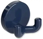 Hewi 801 Doppelhaken 801.90.02050 stahlblau, mit Rosette d= 40mm