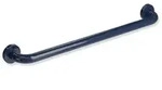 Hewi 477 Badetuchhalter 477.30.10050 570mm, stahlblau, Rosetten &Oslash; 60mm