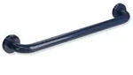 Hewi 477 Badetuchhalter 477.30.20050 457mm, stahlblau, Rosetten &Oslash; 60mm