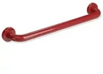 Hewi 477 Badetuchhalter 477.30.20033 457mm, rubinrot, Rosetten &Oslash; 60mm
