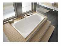 Hoesch iSENSI Badewanne 3954.010 150x100cm, links, weiß, weiß