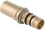 Geberit Mepla &Uuml;bergang 602509005 &Oslash; 20 - 22mm, Rotguss, mit Einschubende, auf