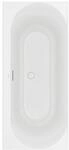 Villeroy und Boch Loop & friends Eck-Badewanne Duo UBA170LOF2V-RW 170x75cm,...
