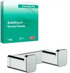 hansgrohe AddStoris Doppelhaken 41755000 Wandmontage, Metall, chrom
