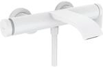 hansgrohe Vivenis Einhebel-Wannenarmatur 75420700 Aufputz, Ausladung 216mm, wei&szlig;