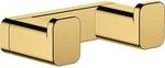hansgrohe AddStoris Doppelhaken 41755990 Wandmontage, Metall, polished gold optic