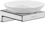 hansgrohe AddStoris Seifenhalter 41746000 Wandmontage, Glas, Metall, chrom