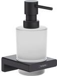 hansgrohe AddStoris Q Seifenspender 41745670 Wandmontage, 200 ml, Glaseinsatz,
