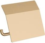 hansgrohe AddStoris Papierrollenhalter 41753140 mit Deckel, Wandmontage, Metall,