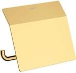 hansgrohe AddStoris Papierrollenhalter 41753990 mit Deckel, Wandmontage, Metall,