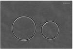 Geberit Sigma 50 Round Bet&auml;tigungsplatte 115651JM1 Platte/Taste Mustang schiefer,