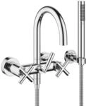 Dornbracht Wannen 2 Griff Armatur Tara. 2513389200 chrom, Kreuzgriffe, mit...