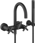 Dornbracht Tara. Wannen-Zweigriff-Armatur 25133892-33 Kreuzgriffe, Wandmontage,...