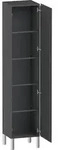 Duravit L-Cube Hochschrank LC1180R4949 40x36,3x176cm, T&uuml;r rechts, graphit matt