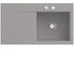 Villeroy und Boch Subway Style 50 Einbausp&uuml;le 335102KD rechts, mit Ablaufgarnitur,