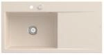 Villeroy und Boch Subway Style 60 Einbausp&uuml;le 336202FU Becken links, Ablaufgarnitur