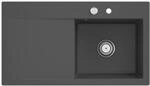 Villeroy und Boch Subway Style 50 Einbausp&uuml;le 335102i4 Becken rechts, 900 x 510 mm,