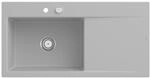 Villeroy und Boch Subway Style 60 Einbausp&uuml;le 336202SM Becken links, Ablaufgarnitur