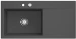 Villeroy und Boch Subway Style 60 Einbausp&uuml;le 336202i4 Becken links, Ablaufgarnitur