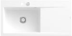 Villeroy und Boch Subway Style 60 Einbausp&uuml;le 336202RW Becken links, Ablaufgarnitur