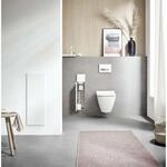 Emco Asis pure Unterputz-WC-B&uuml;rstengarnitur 975551300 170x730mm, T&uuml;ranschlag links,