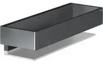 Keuco Duschkorb 11158130000 Schwarzchrom geb&uuml;rstet, Schenkell&auml;nge 300 mm
