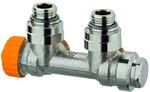 Heimeier Multilux Eclipse Thermostatventil 3866-02.000 Rp 1/2, Eck, Rotguss