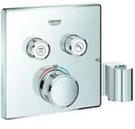 Grohe Grohtherm Smartcontrol 29125000 chrom, Unterputz-Thermostat, 2 Absperrventile,