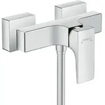 Hansgrohe Metropol Brausearmatur 32560000 chrom, mit Zungengriff, Aufputz