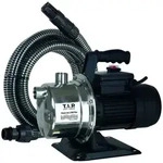 T.I.P. Clean Jet 1300 Plus Gartenpumpe - Edelstahl 30087, mit Ansauggarnitur, 4.400
