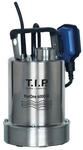 T.I.P. Pool Drainagetauchpumpe - Edelstahl, 6.000 l/h, Flachabsaugend, 6 m