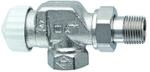 Heimeier Thermostatventil V-exakt II 371002000 Axial, 1/2", Rotguss vernickelt