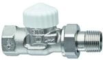Heimeier Thermostatventil V-exakt II 371202000 Durchgang, Rp 1/2", Rotguss vernickelt