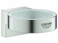 Grohe Selection Halter 41027DC0 supersteel, für Glas und, Seifenspender