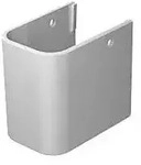 Duravit Happy D.2 Halbs&auml;ule 08582800001 f&uuml;r Waschtisch, weiss, wondergliss