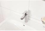Grohe QuickFix Start S-Size Waschtischarmatur 23550002 mit Ablaufgarnitur, chrom