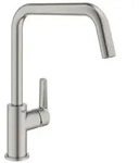 Grohe Start K&uuml;chenarmatur 30470DC0 supersteel, hoher schwenkbarer Auslauf