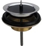 Viega Ablaufventil 7122 11/2"x80mm, Ventilunterteil aus Messing, Stopfen