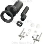 HAAS PE-Wand-WC-Anschlussgarnitur 3282 DN 90/110, 180mm, etagiert, verschwei&szlig;bar,