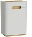 VitrA Sento Halbhochschrank 66011 40x29,5x58cm, T&uuml;ranschlag rechts, hellgrau matt,