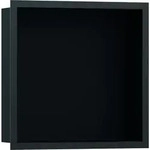hansgrohe XtraStoris Wandnische 56098340 30x30x10cm, mit Designrahmen, mattschwarz,