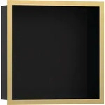 hansgrohe XtraStoris Wandnische 56098990 30x30x10cm, mit Designrahmen, mattschwarz,