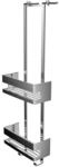 EMCO System 2 T&uuml;retagere 354500125 chrom, 2 tiefe K&ouml;rbe