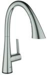 Grohe Zedra Sp&uuml;ltischmischer 30219DC2 supersteel, herausziehbare Brause,