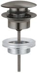 Grohe Ablaufgarnitur 65807 65807AL0 hard graphite, geb&uuml;rstet