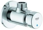 Grohe Selbstschluss-Brauseventil Euroeco CS chrom, Markierung blau/rot, 36267000