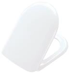 Pressalit WC-Sitz 104030-B33999M edelwei&szlig;, Festscharnier B33, Edelstahl, mit...