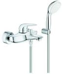 Grohe Eurostyle Wannenarmatur 2372930A chrom, mit Wannenset, Hebel geschlossen